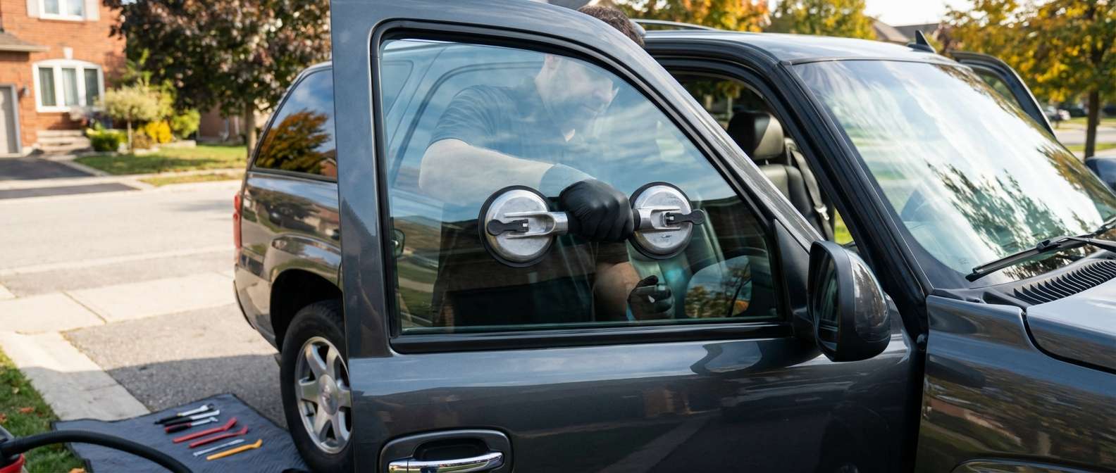 Door Glass Replacement for Cadillac Escalade 2002-2006 by Alexwindshield