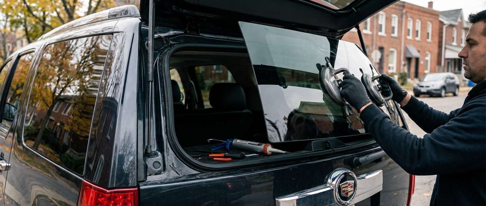 Back Glass Replacement for Cadillac Escalade 2007-2014 by Alexwindshield