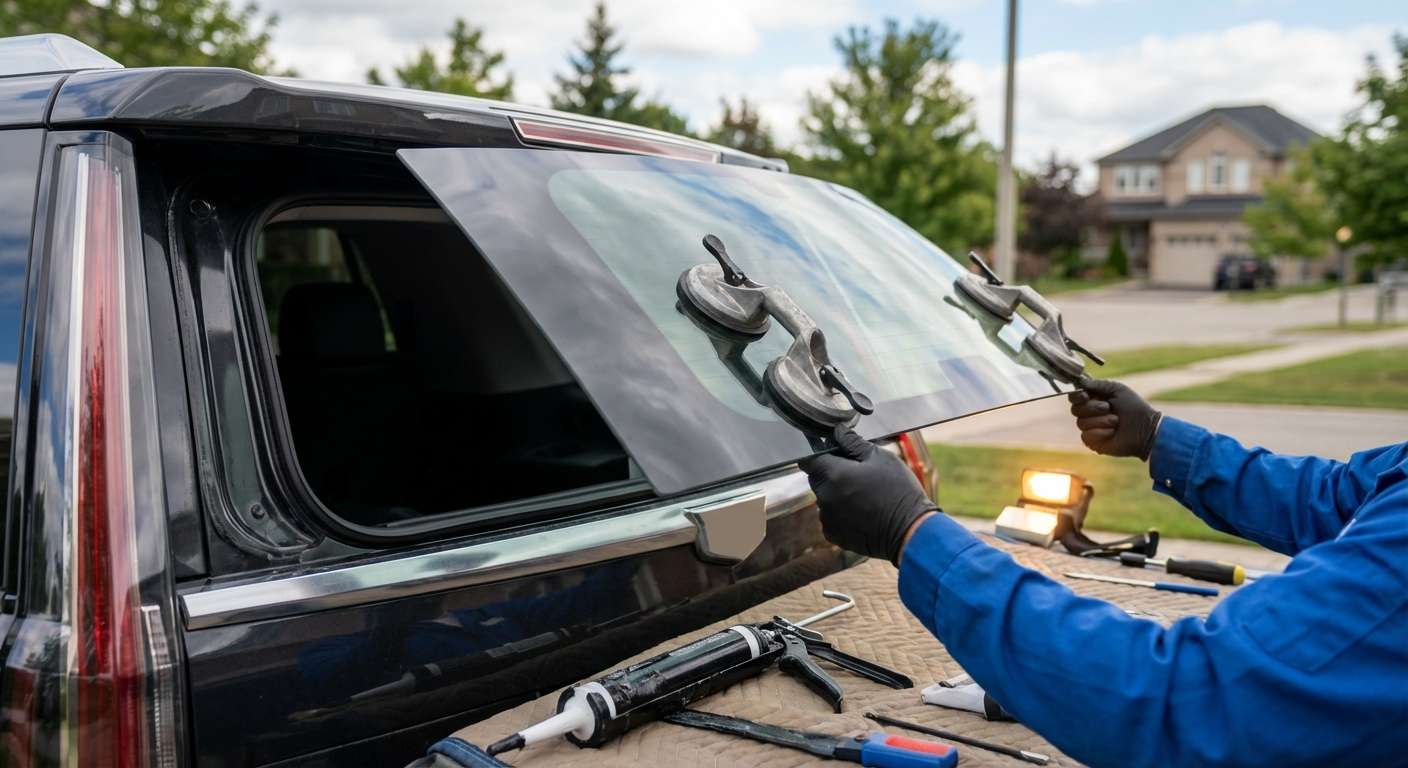 Back Glass Replacement for Cadillac Escalade 2015-2020 by Alexwindshield