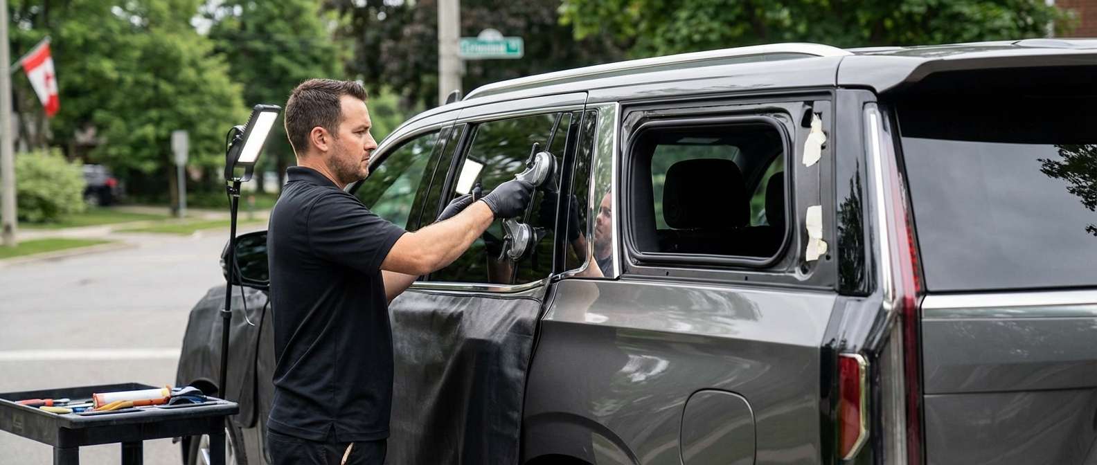 Vent Glass Replacement for Cadillac Escalade 2021-2024 by Alexwindshield