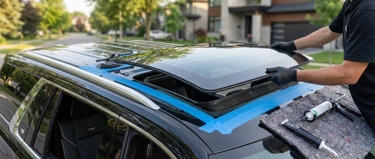 Sunroof Replacement for Cadillac Escalade 2021-2024 by Alexwindshield