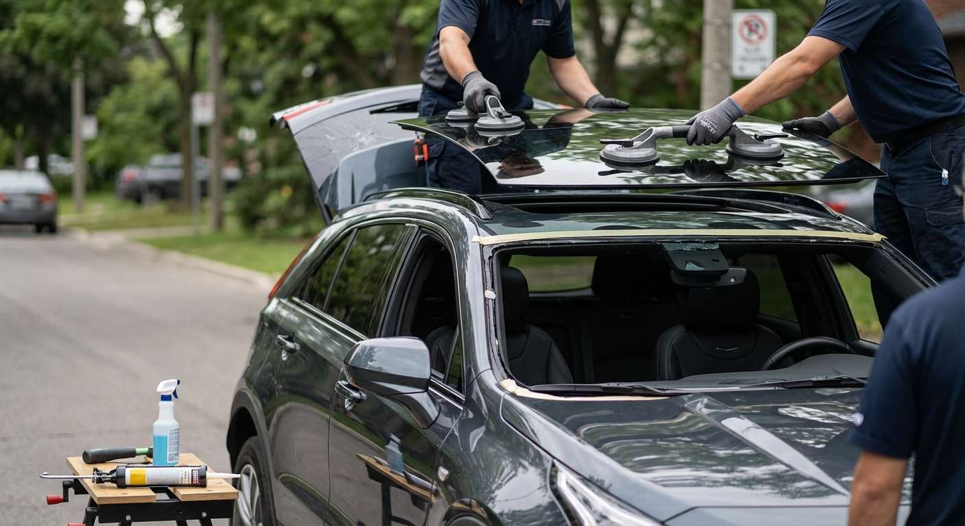 Sunroof Replacement for Cadillac XT4 2019-2027 by Alexwindshield