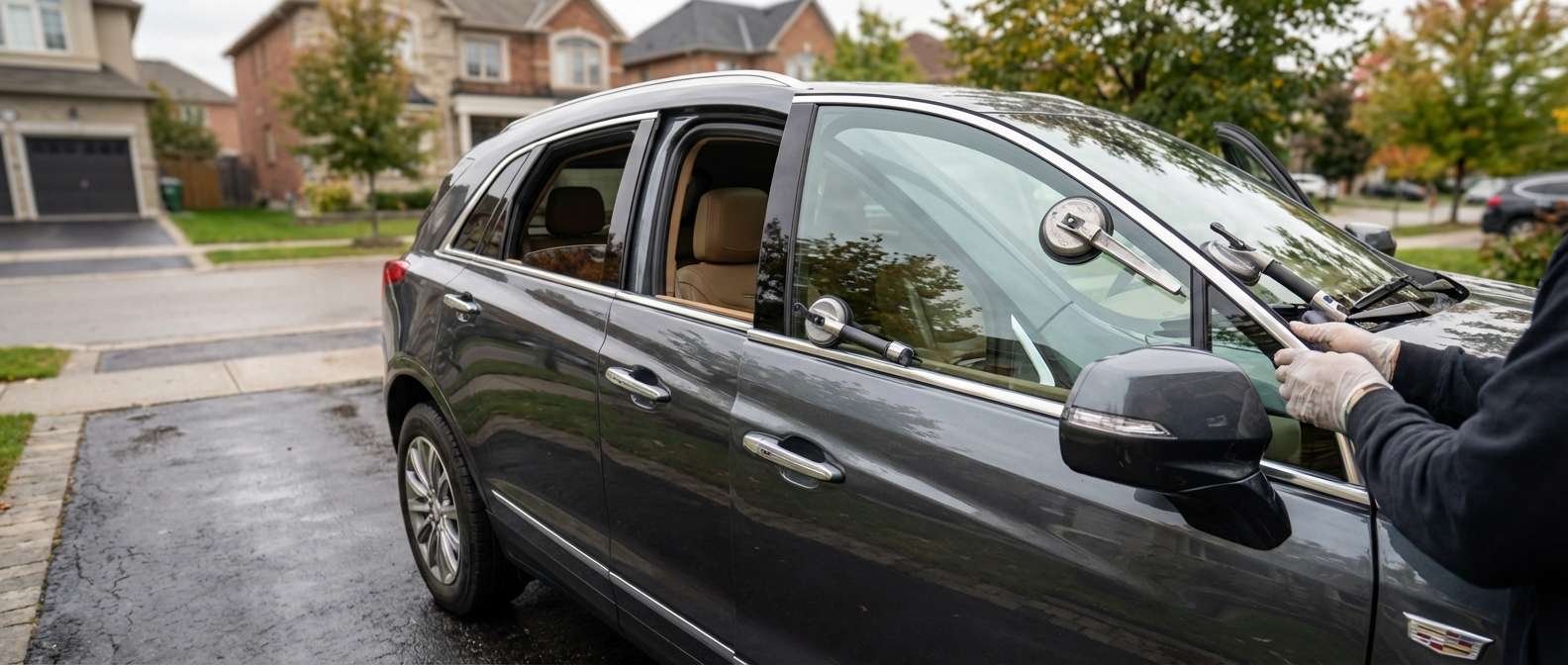 Door Glass Replacement for Cadillac XT5 2025-2027 by Alexwindshield