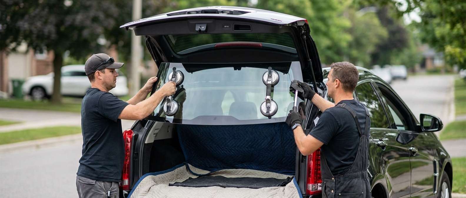 Back Glass Replacement for Cadillac SRX 2010-2016 by Alexwindshield
