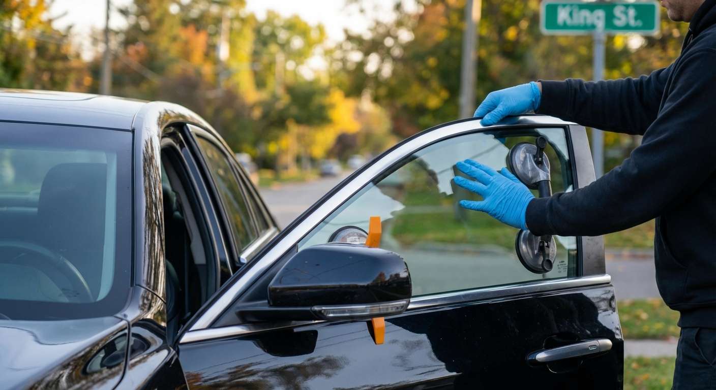 Door Glass Replacement for Cadillac ATS 2013-2019 by Alexwindshield