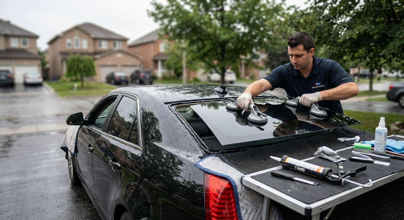 Back Glass Replacement for Cadillac CTS 2008-2013 by Alexwindshield