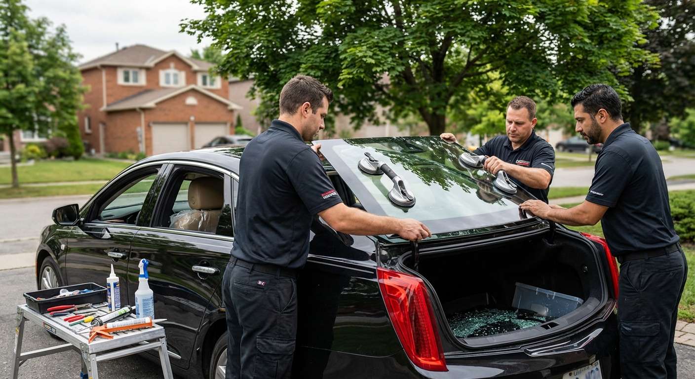 Back Glass Replacement for Cadillac XTS 2013-2019 by Alexwindshield