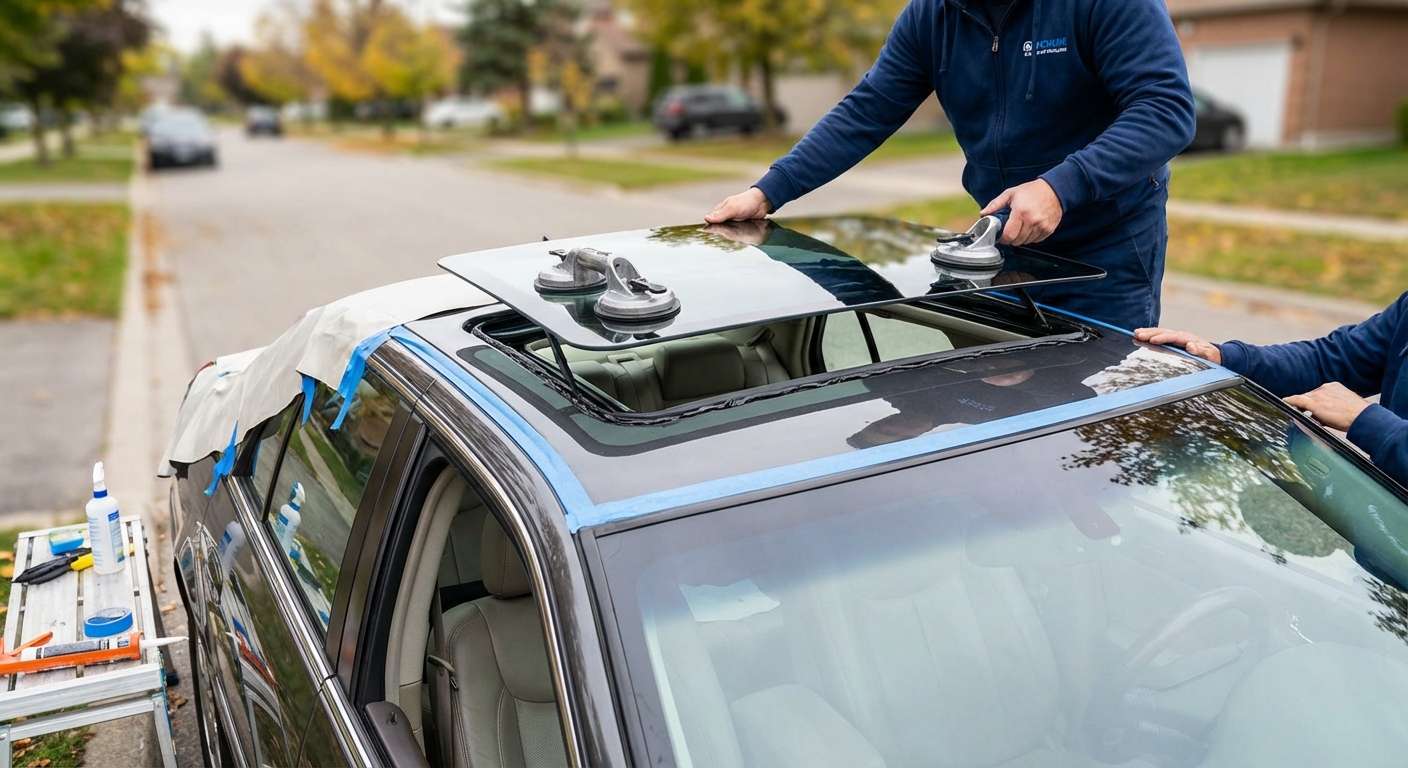 Sunroof Replacement for Cadillac DTS 2006-2011 by Alexwindshield