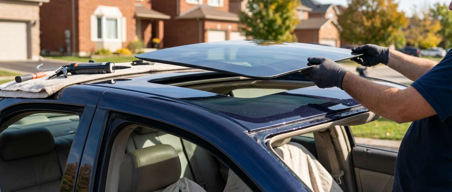 Sunroof Replacement for Cadillac STS 2005-2011 by Alexwindshield