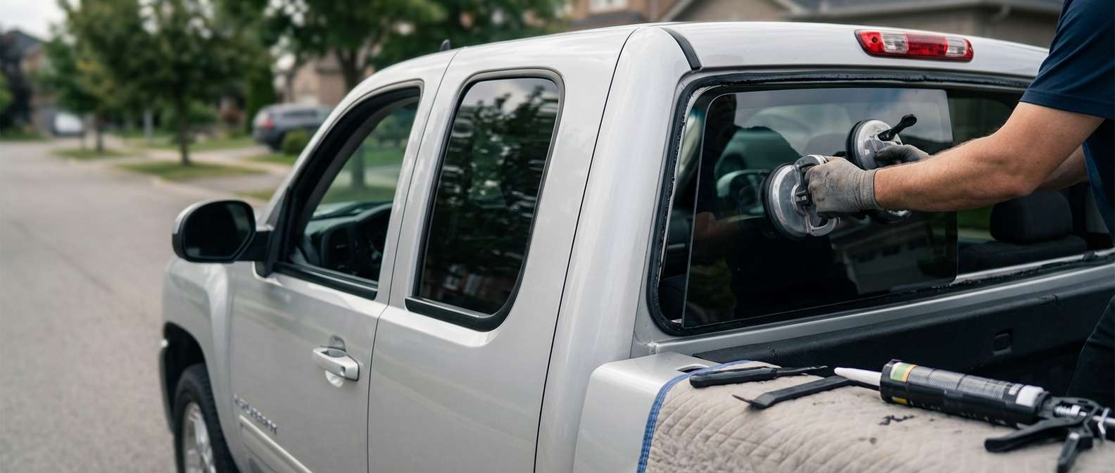 Quarter Glass Replacement for Chevrolet Silverado 1500 2007-2013 by Alexwindshield