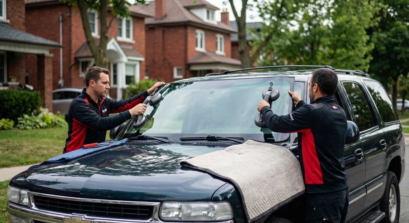 Windshield Replacement for Chevrolet Suburban 2000-2006 by Alexwindshield