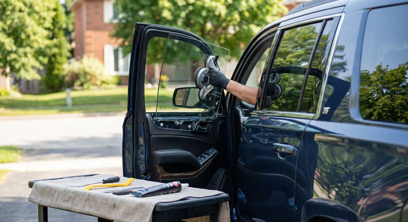 Door Glass Replacement for Chevrolet Suburban 2015-2020 by Alexwindshield