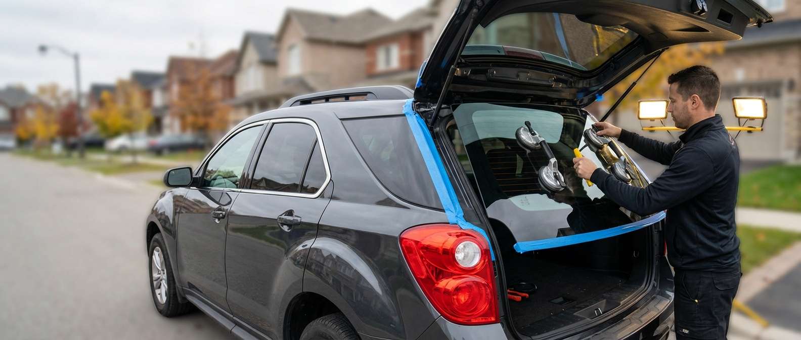 Back Glass Replacement for Chevrolet Equinox 2010-2017 by Alexwindshield