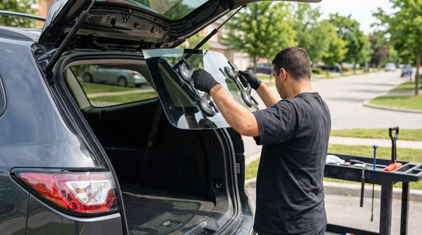 Back Glass Replacement for Chevrolet Traverse 2009-2017 by Alexwindshield