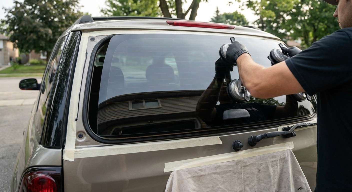Back Glass Replacement for Chevrolet Trailblazer 2002-2009 by Alexwindshield
