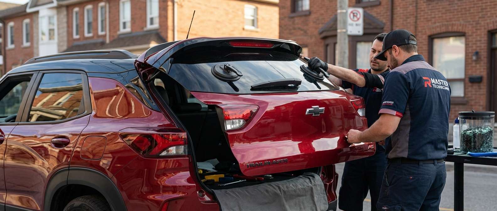 Back Glass Replacement for Chevrolet Trailblazer 2021-2027 by Alexwindshield