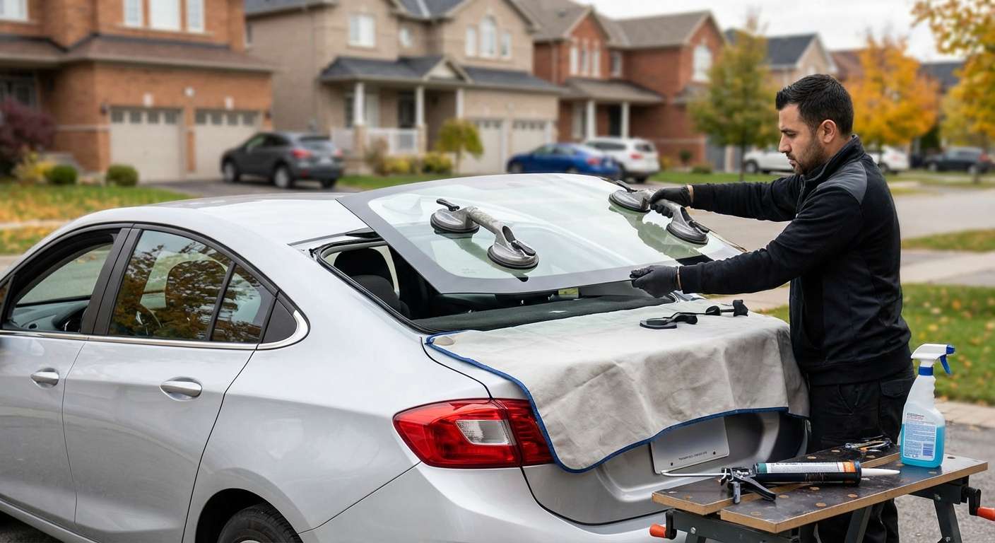 Back Glass Replacement for Chevrolet Cruze 2016-2019 by Alexwindshield