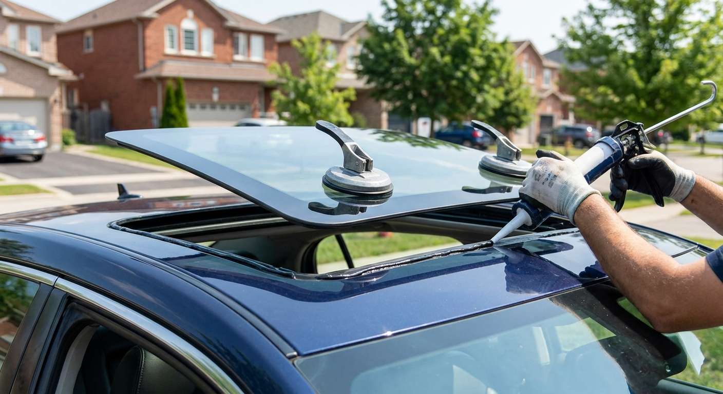 Sunroof Replacement for Chevrolet Malibu 2004-2008 by Alexwindshield