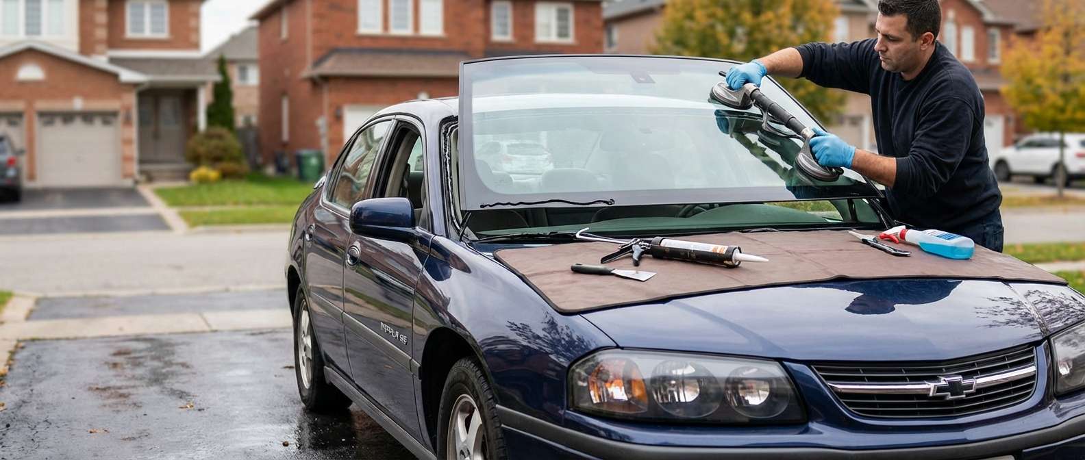 Windshield Replacement for Chevrolet Impala 2000-2005 by Alexwindshield