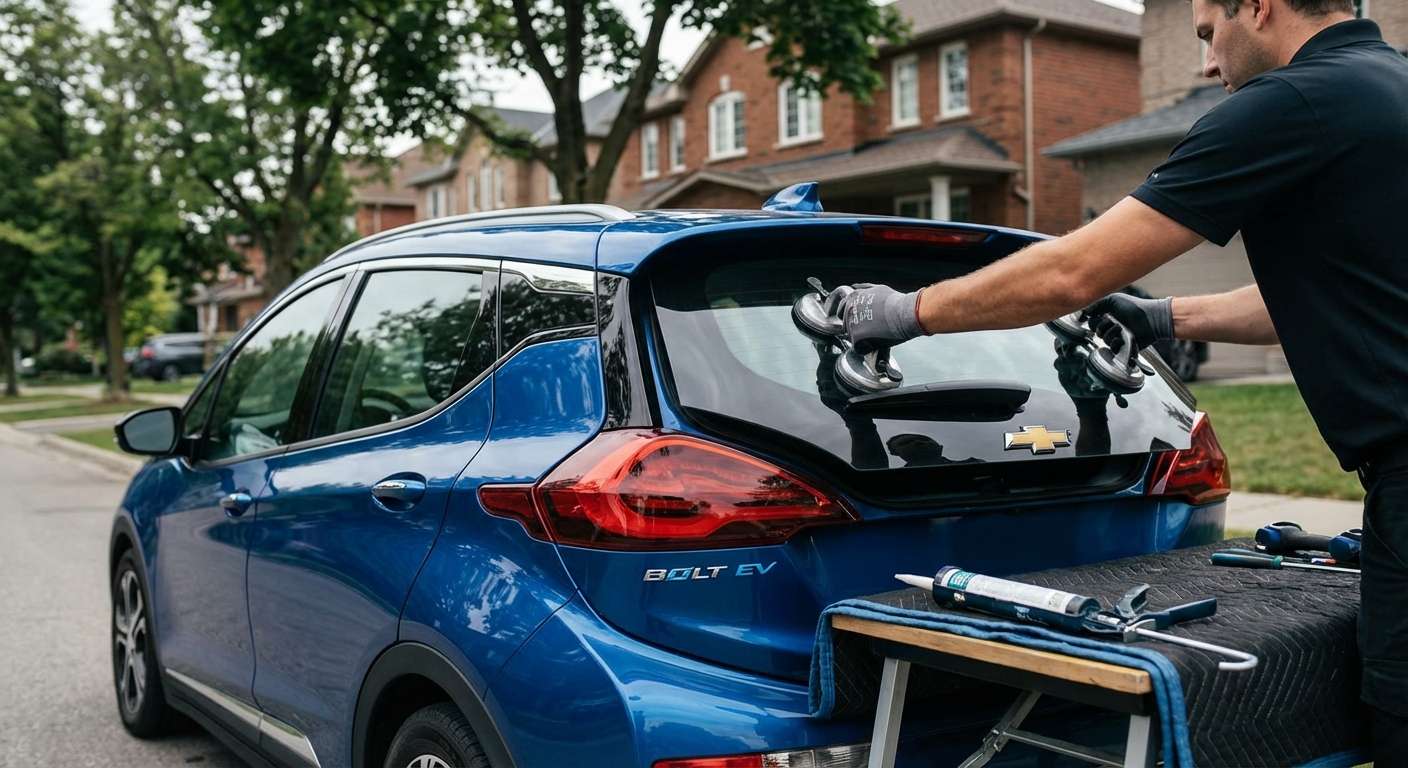 Back Glass Replacement for Chevrolet Bolt EV 2017-2023 by Alexwindshield