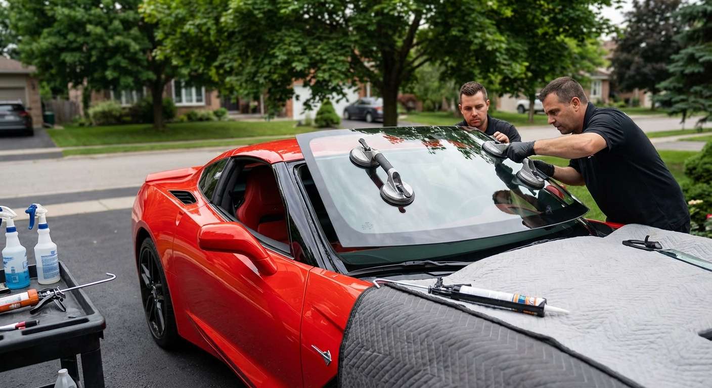 Windshield Replacement for Chevrolet Corvette 2014-2019 (C7) by Alexwindshield
