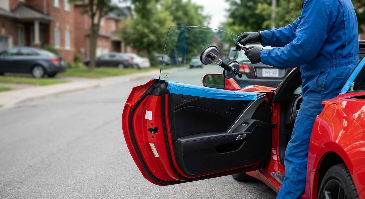 Door Glass Replacement for Chevrolet Corvette 2014-2019 (C7) by Alexwindshield
