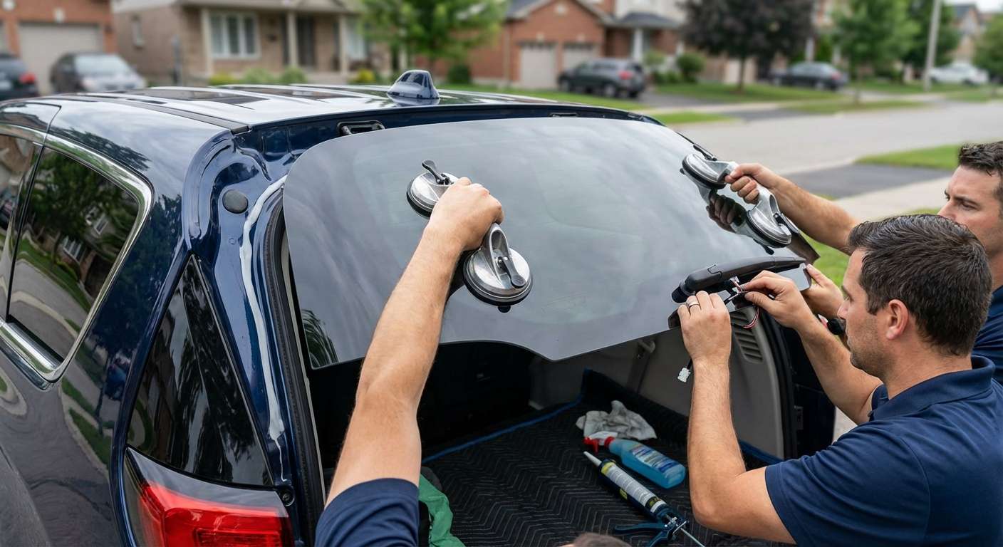 Back Glass Replacement for Chrysler Voyager 2020-2024 by Alexwindshield