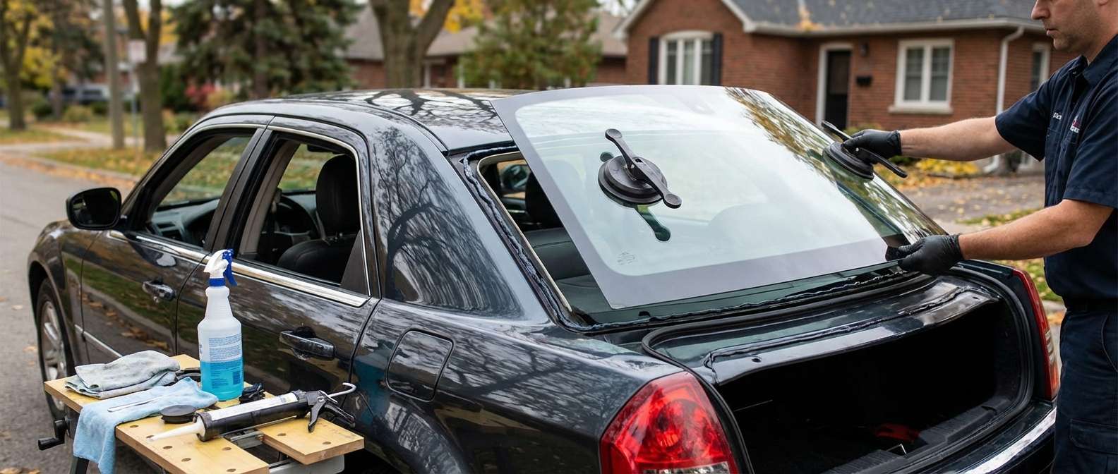 Back Glass Replacement for Chrysler 300 2005-2010 by Alexwindshield
