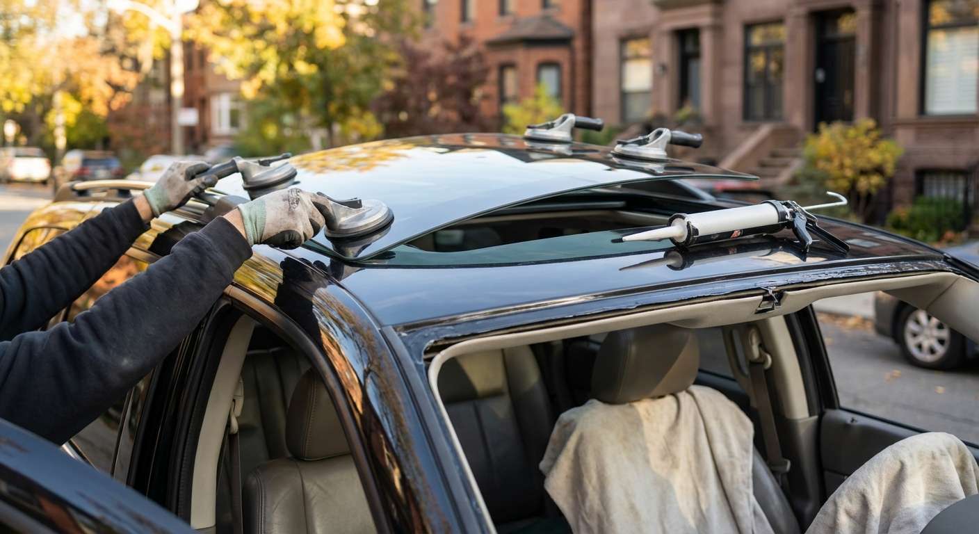 Sunroof Replacement for Chrysler Aspen 2007-2009 by Alexwindshield