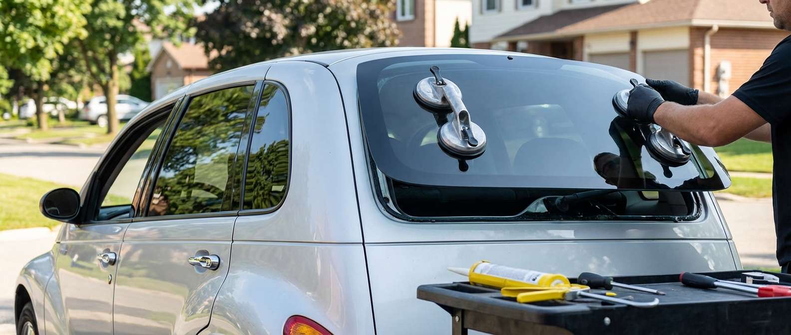 Back Glass Replacement for Chrysler PT Cruiser 2001-2010 by Alexwindshield