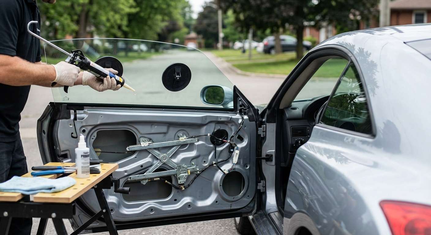 Door Glass Replacement for Chrysler Crossfire 2004-2008 by Alexwindshield