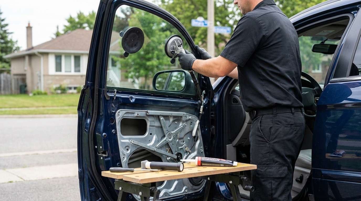 Door Glass Replacement for Chrysler Pacifica (SUV) 2004-2008 by Alexwindshield
