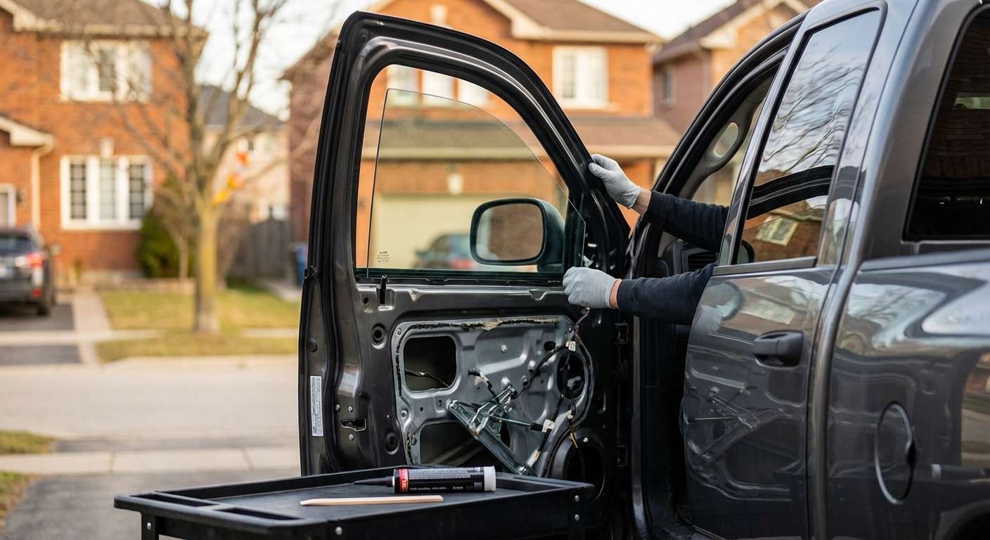 Door Glass Replacement for Dodge RAM 1500 2002-2008 by Alexwindshield