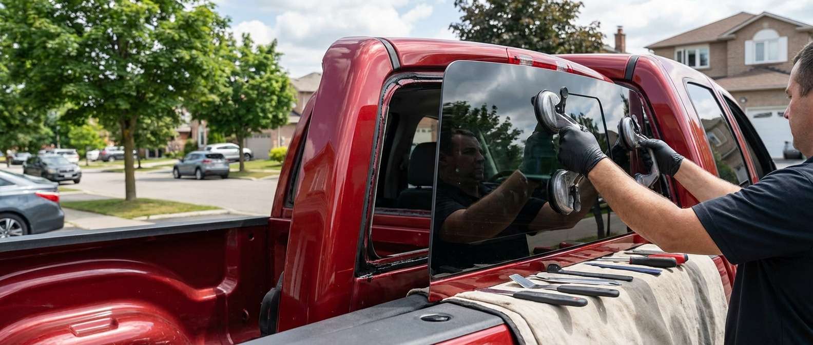 Back Glass Replacement for Dodge RAM 1500 2002-2008 by Alexwindshield