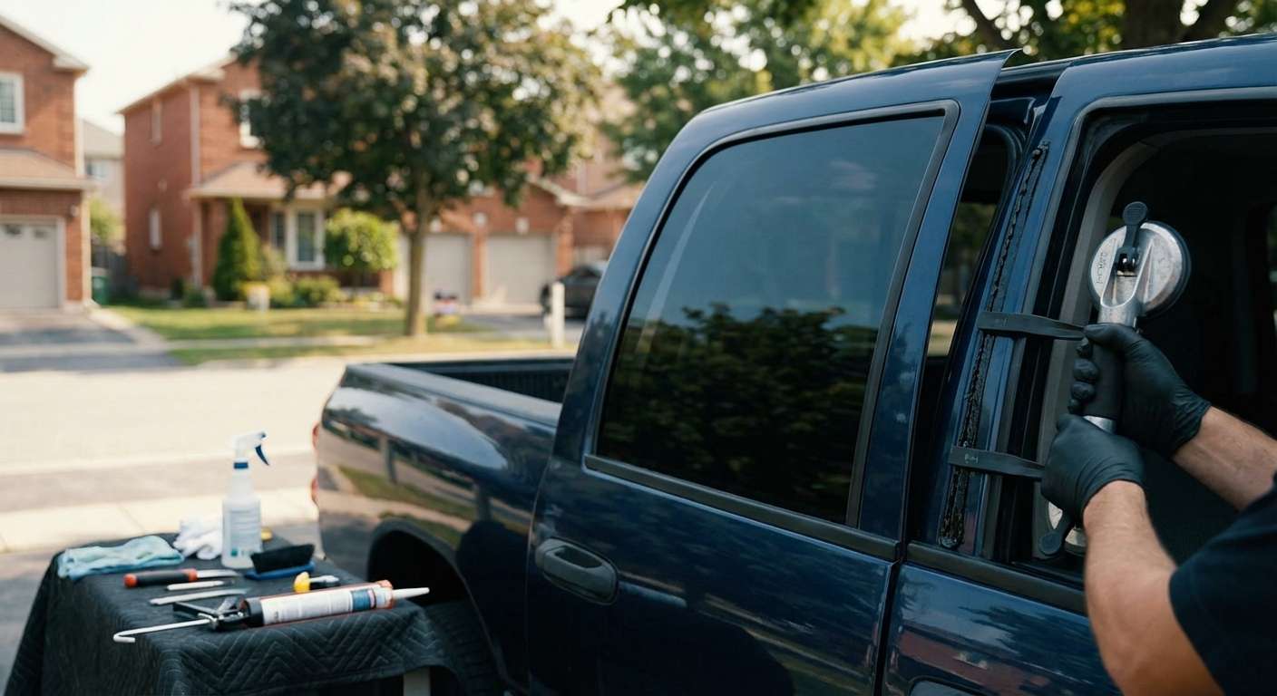 Quarter Glass Replacement for Dodge RAM 1500 2002-2008 by Alexwindshield