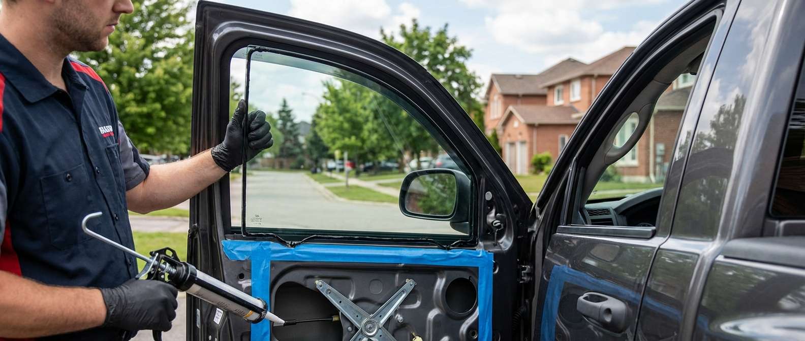 Door Glass Replacement for Dodge Dakota 2005-2011 by Alexwindshield
