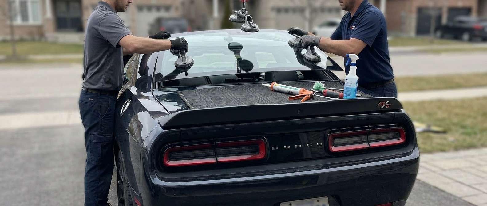 Back Glass Replacement for Dodge Challenger 2008-2023 by Alexwindshield