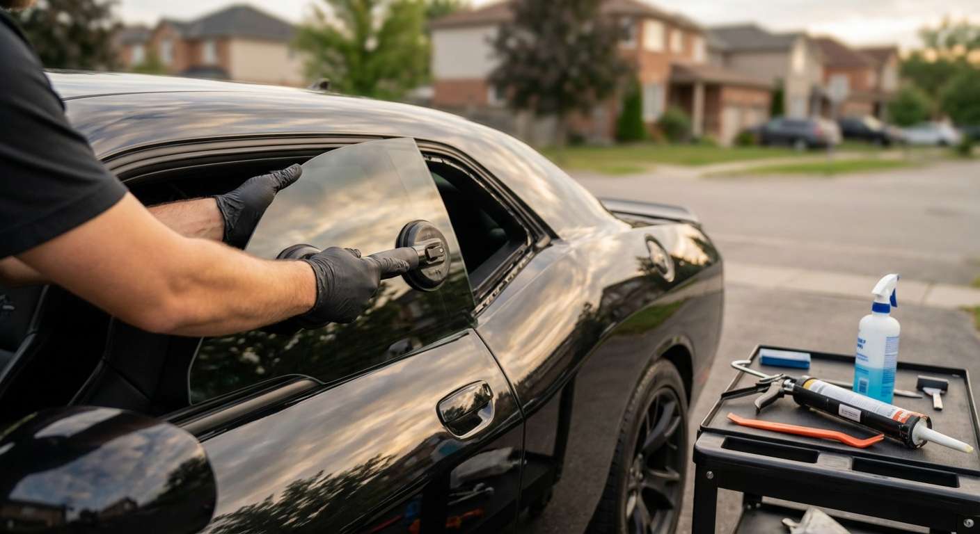 Quarter Glass Replacement for Dodge Challenger 2008-2023 by Alexwindshield