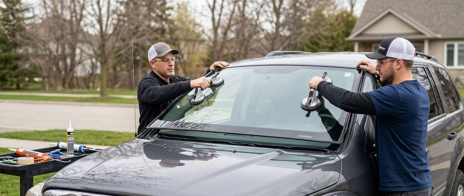 Windshield Replacement for Dodge Durango 2004-2009 by Alexwindshield