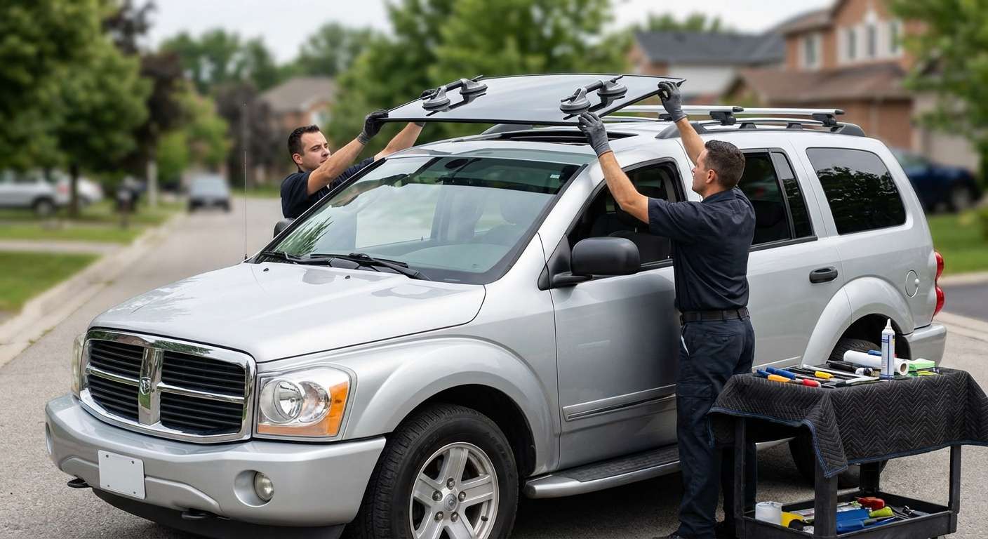 Sunroof Replacement for Dodge Durango 2004-2009 by Alexwindshield
