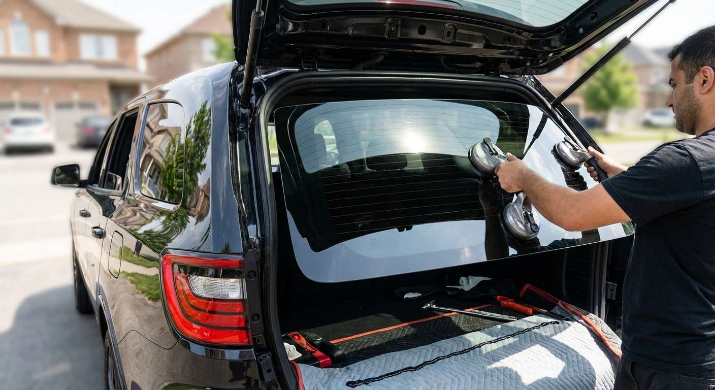 Back Glass Replacement for Dodge Durango 2011-2024 by Alexwindshield