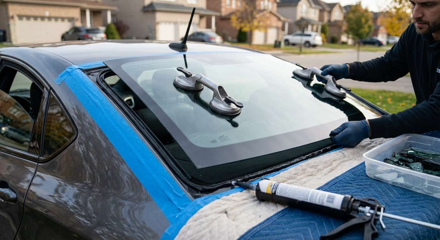 Back Glass Replacement for Dodge Dart 2013-2016 by Alexwindshield