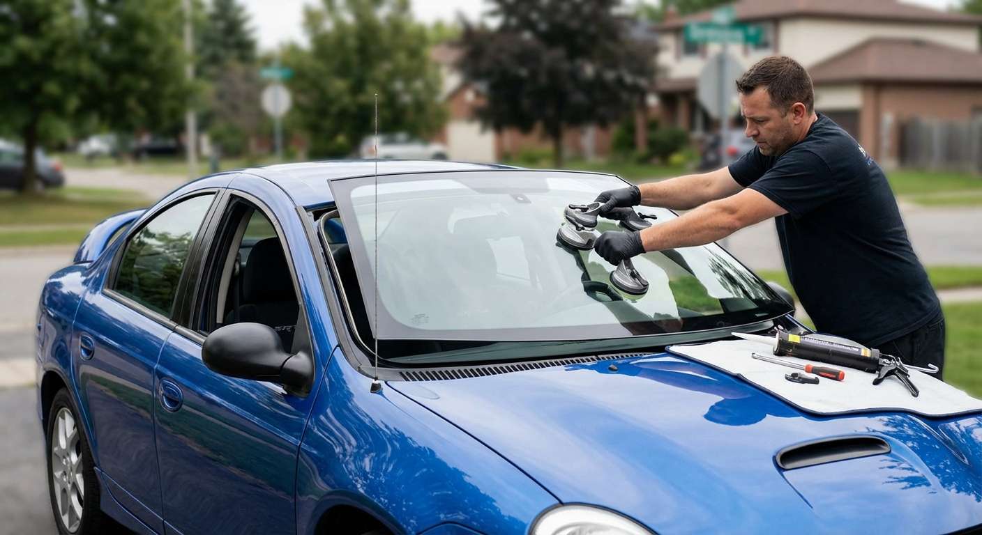 Windshield Replacement for Dodge Neon 2000-2005 by Alexwindshield