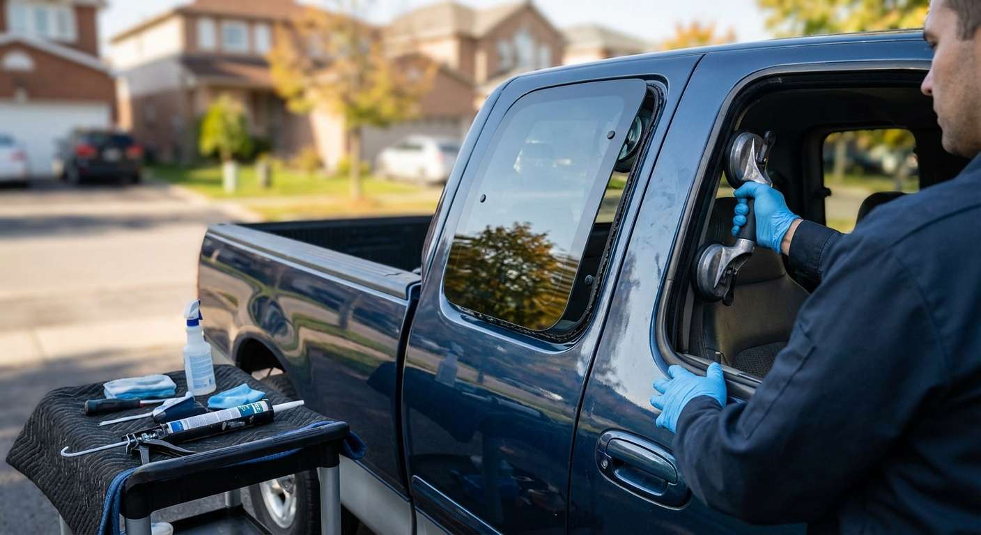 Quarter Glass Replacement for Ford F-150 1997-2003 by Alexwindshield
