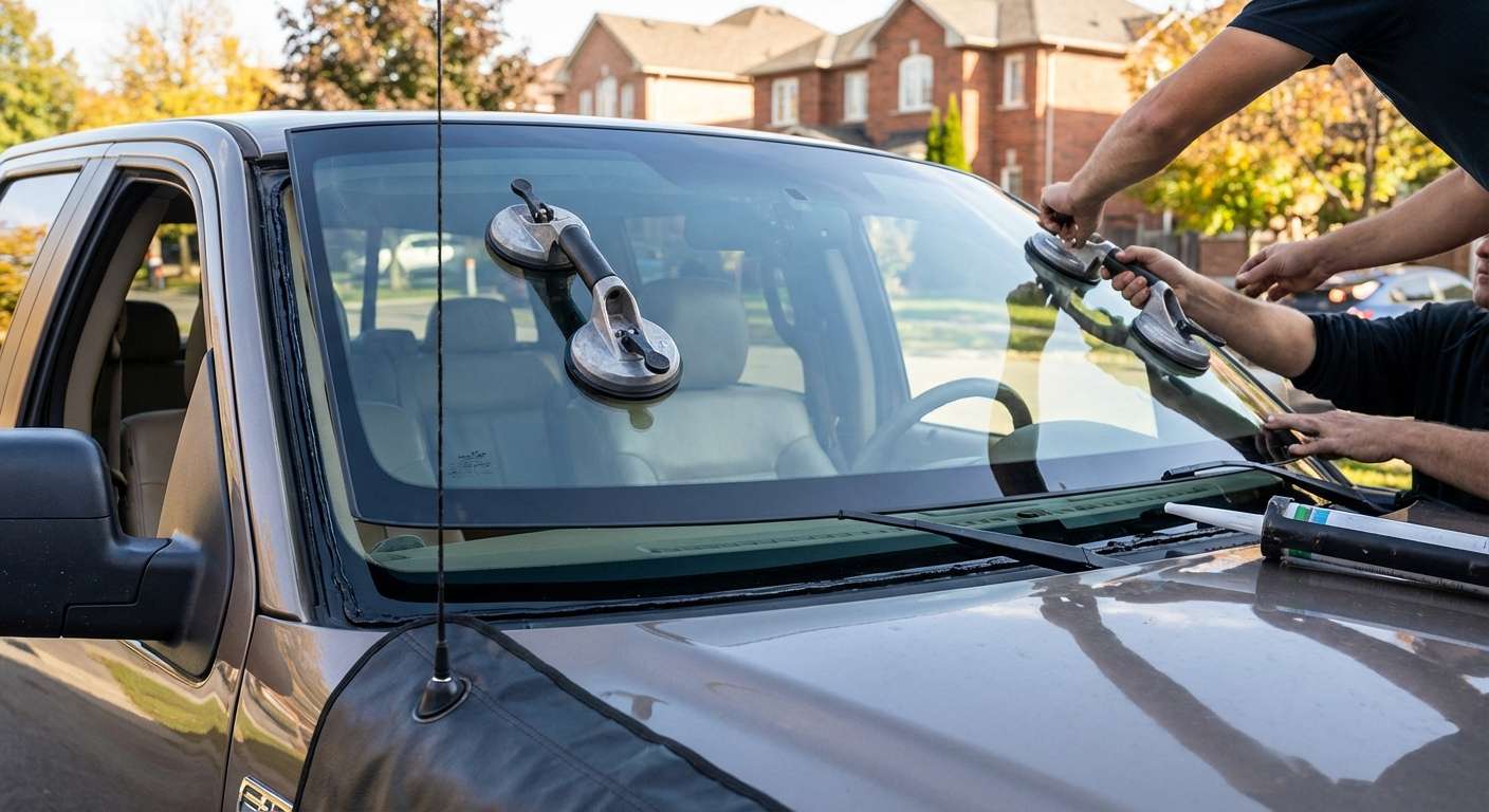 Windshield Replacement for Ford F-150 2004-2008 by Alexwindshield