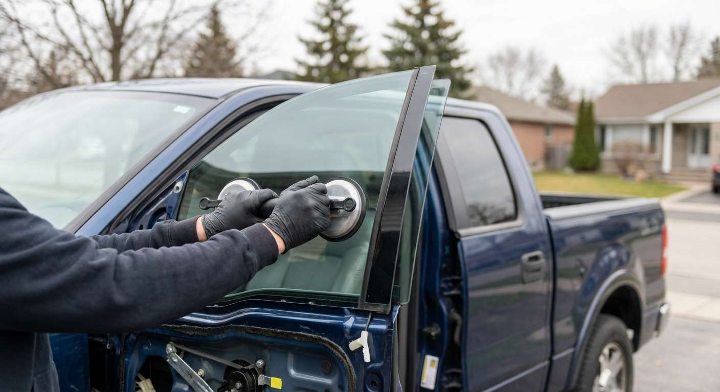 Door Glass Replacement for Ford F-150 2004-2008 by Alexwindshield