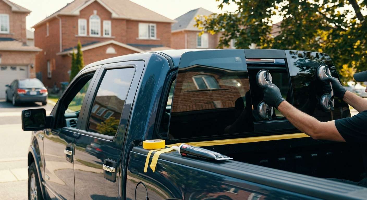 Back Glass Replacement for Ford F-150 2009-2014 by Alexwindshield