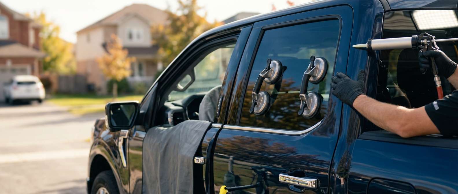 Vent Glass Replacement for Ford F-150 2021-2027 by Alexwindshield
