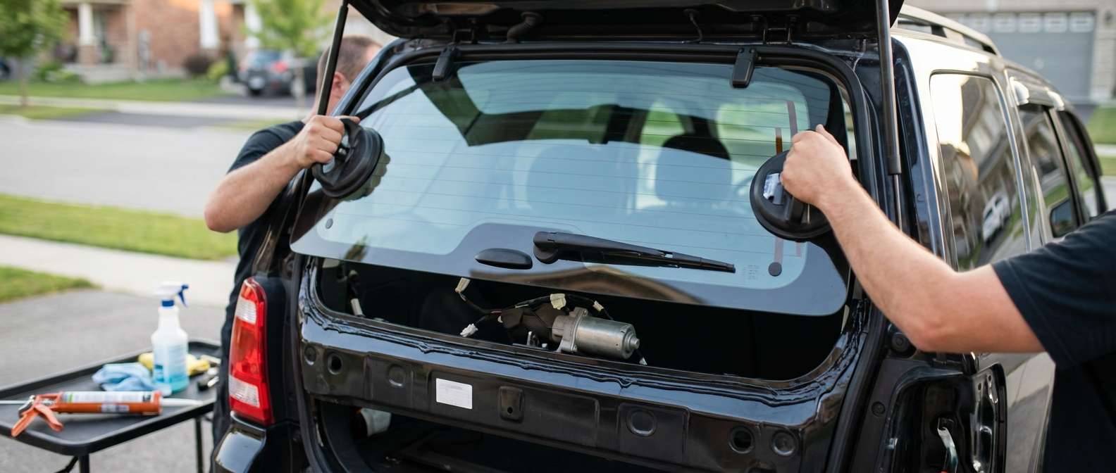 Back Glass Replacement for Ford Escape 2008-2012 by Alexwindshield