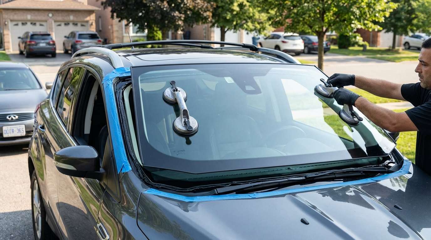 Windshield Replacement for Ford Escape 2013-2019 by Alexwindshield